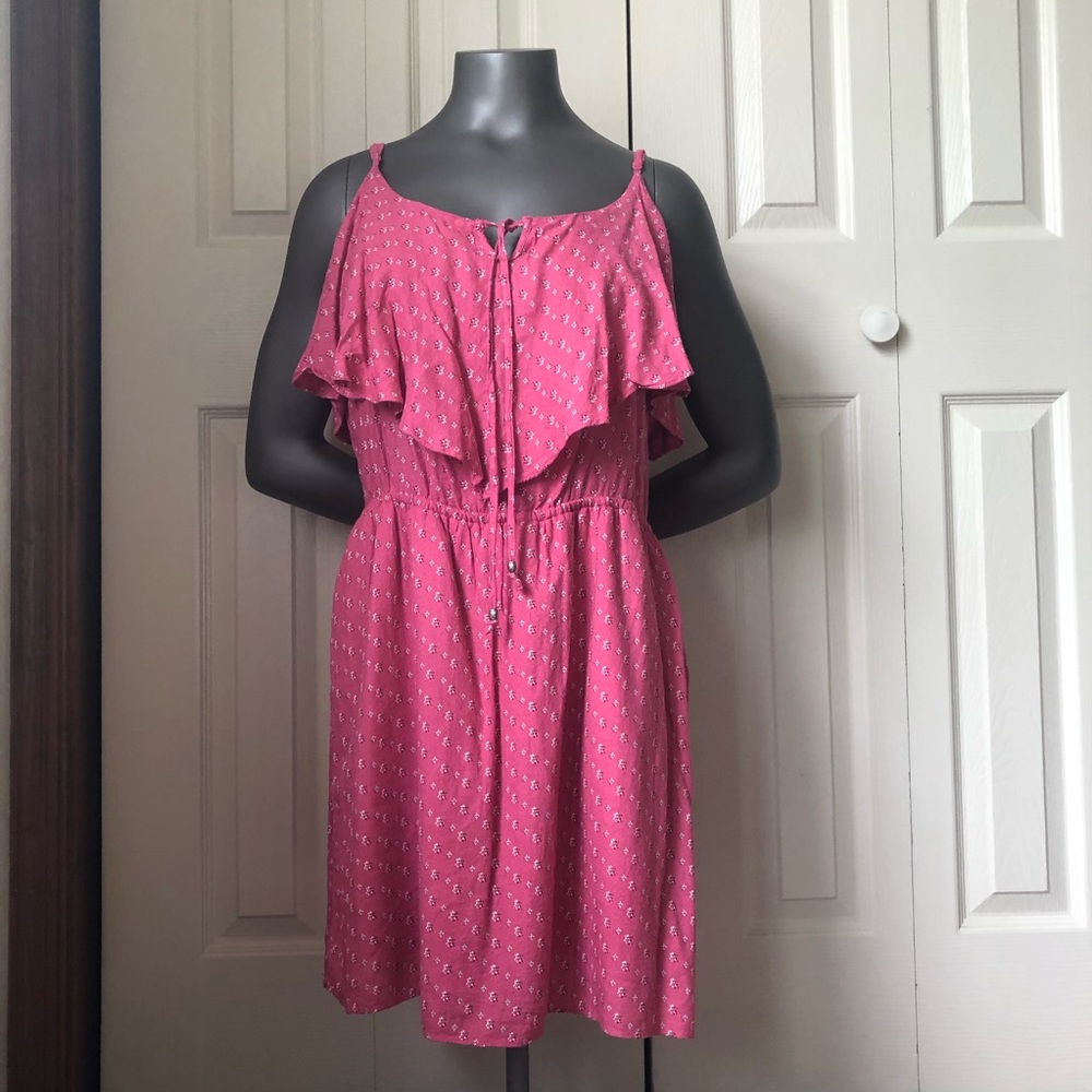 NWT American Eagle Pink Spaghetti Strap Mini Dress